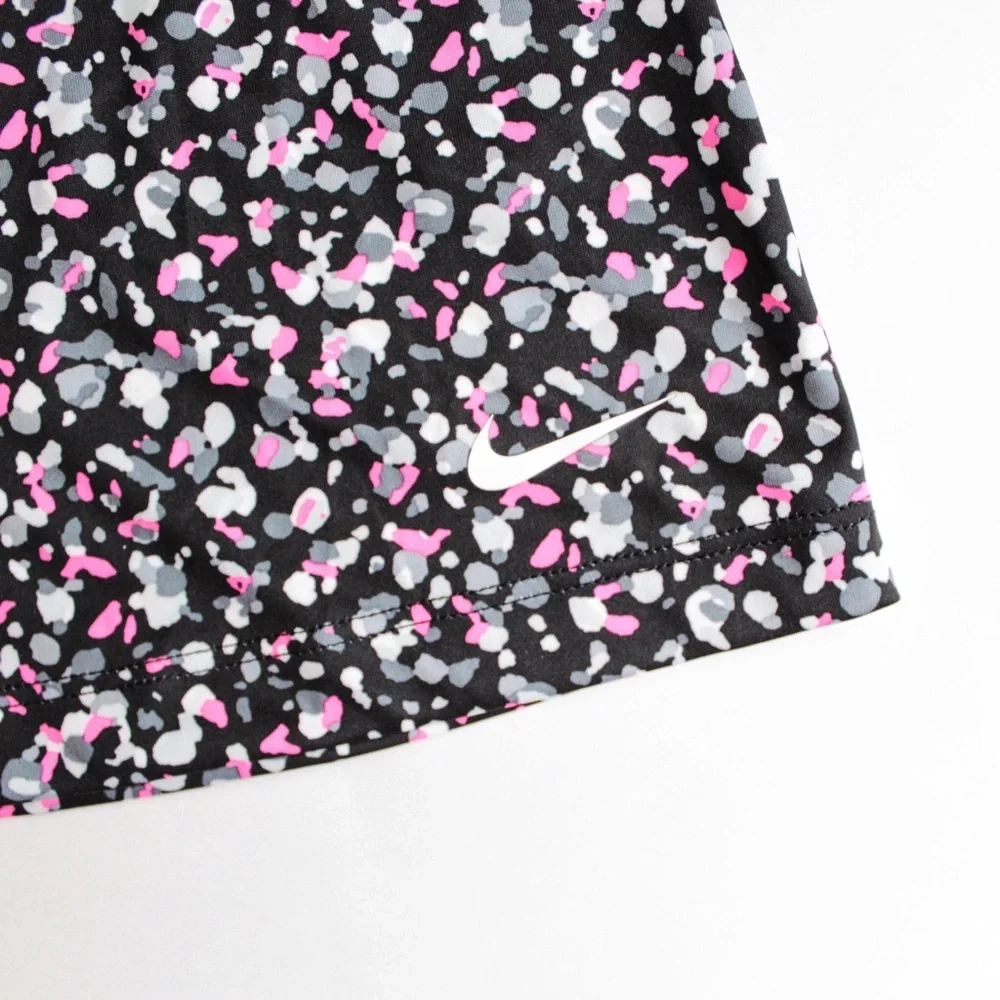 Nike Black Dotted Workout Tank Top